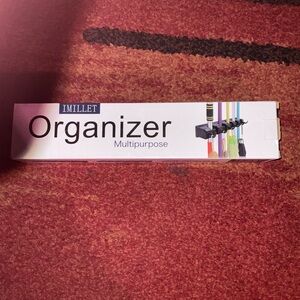 Multipurpose organizer, black, five slots.